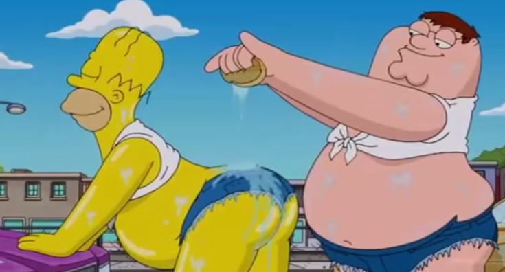 Homer Simpson a Peter Griffin